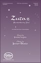 Zutaz SSAATTBB choral sheet music cover
